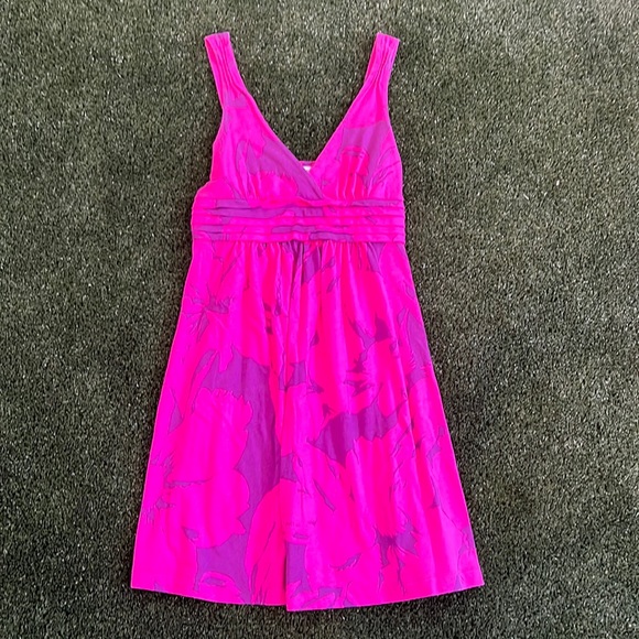 Fun Floral Skater Mini Dress - Picture 2 of 3